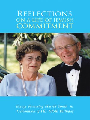 cover image of Reflections on a Life of  Jewish Commitment
